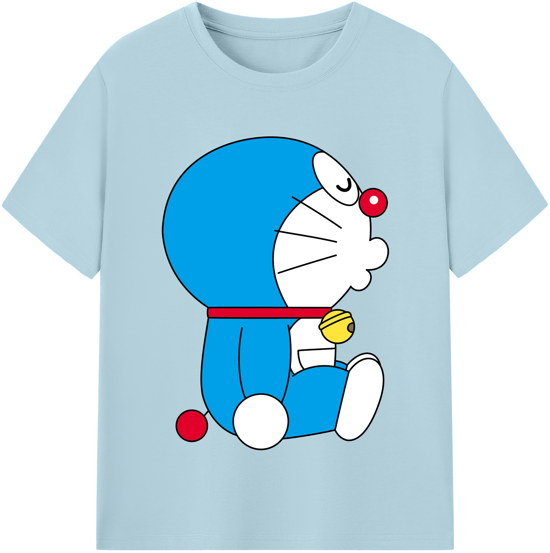（画像用） ドラえもん Doraemon 綿100％半袖Tシャツ（フロントプリント）
